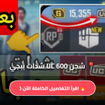رابط موقع شحن 600 UC شدات ببجي