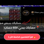 رابط حسابات ببجي 600 حساب